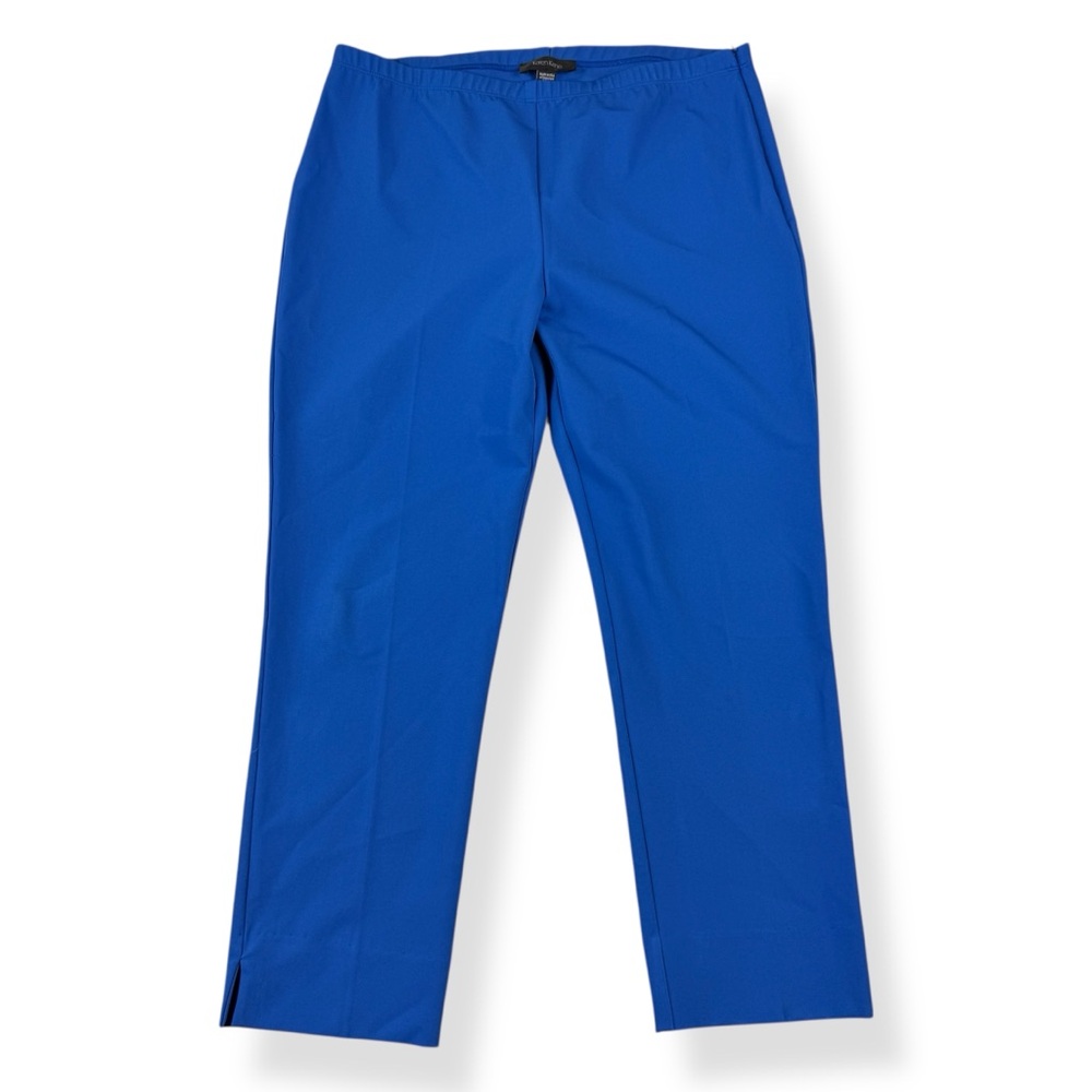 H Karen Kane Pants Womens 14 Stretch Side Zip Ankle Slit